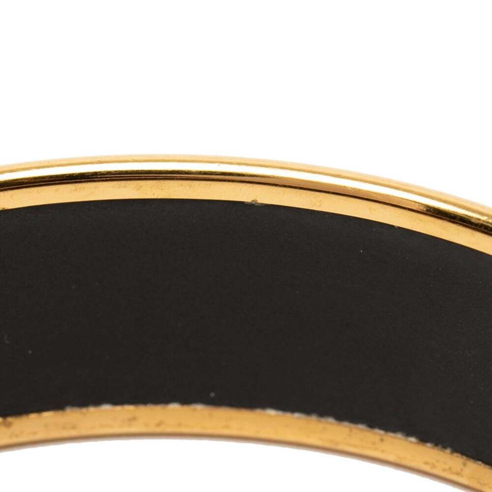 Hermes Enamel GM Cloisonné Bangle, Red Plated, Women's - Picture 5 of 7